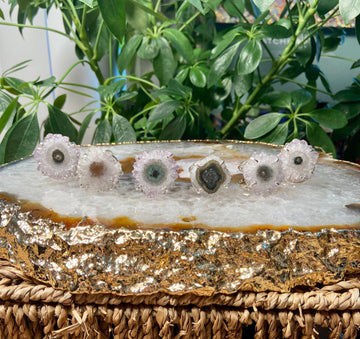 Natural Stalactite Rings | Crystal Ring | Silver | Uruguayan Crystal | One Size