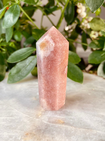Grade AAA PINK AMETHYST Tower, Druzy Geode, Heart Chakra Healing,Meditation Crystal 73g