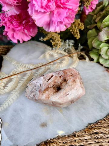 Grade AAA Pink Amethyst Geode Freeform from Argentina, Love and Harmony, Healing from Greif