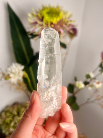 Grade AAA Natural Chlorite Lemurian Quartz 78g, Starseed Quartz Wand, Extra Quality CS04