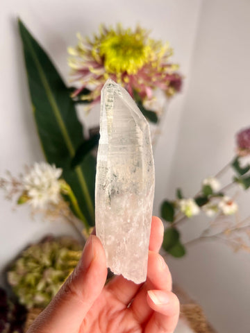 Grade AAA Natural Chlorite Lemurian Quartz 72g, Starseed Quartz Wand, Extra Quality CS07