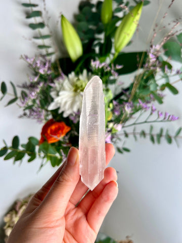 Natural Grade AAA Chlorite Lemurian DT 62g Starseed Quartz Wand, Extra Quality CS09