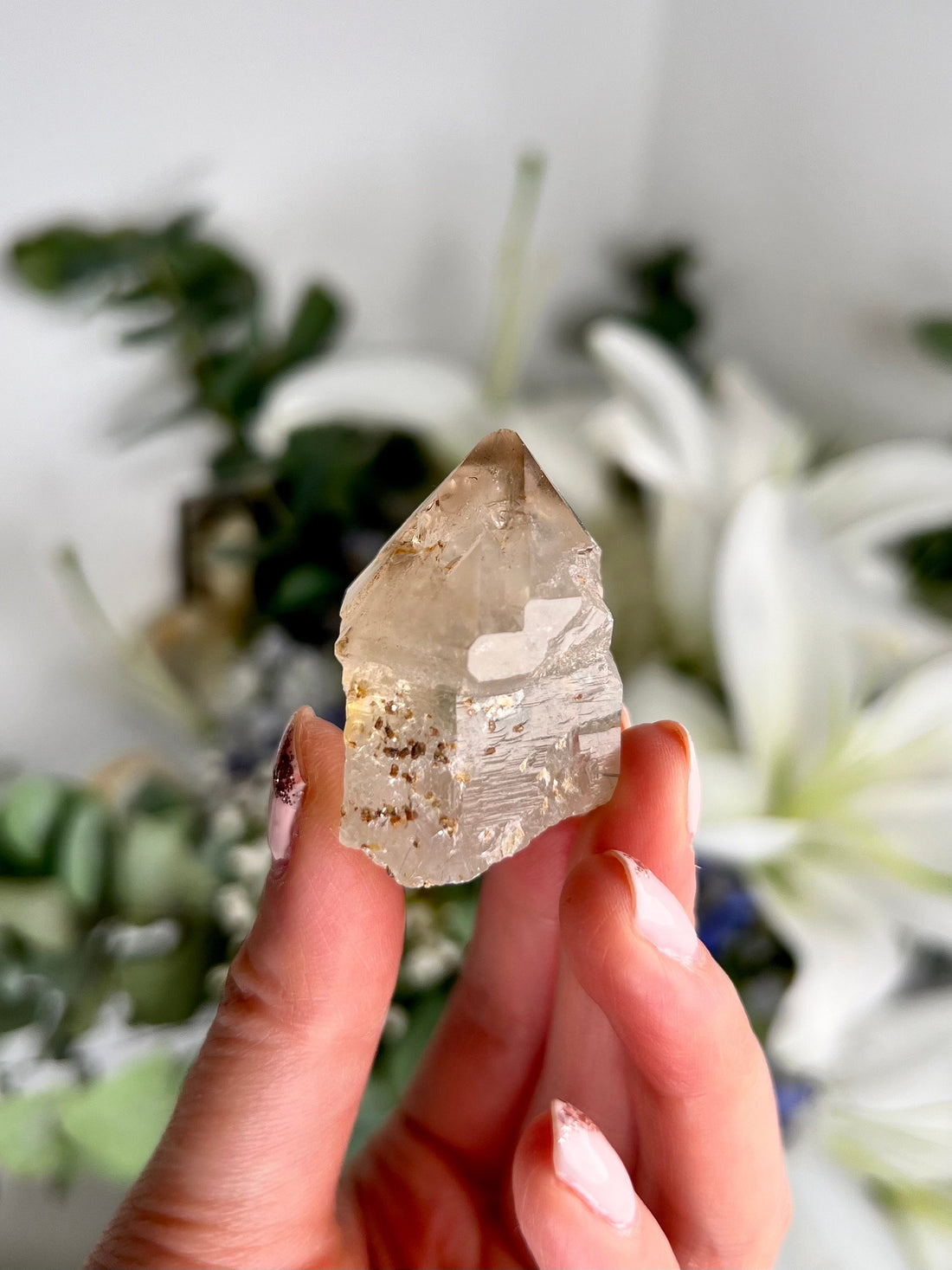 Grade AA 100% Natural Golden Cathedral Citrine Point from Araçuai Brazil - Super Extra Quality, CCH29, 38g