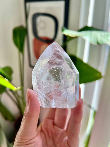 Grade AAA Lemurian Towers with Barcodes and Self-Healed - Semi-polished, Top Quality, from Sento se Bahia LTC25, 182g