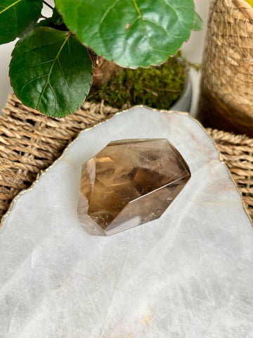 Grade AAA Natural Smoky Amphibole Quartz, Angel Phantom Quartz - from Taquaraçu de Minas, Brazil AFC30, 212g