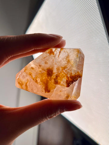 Grade AAA Golden Healer Rose Quartz Freeform - A Celestial Beacon of Love and Healing, GRC65, 76g