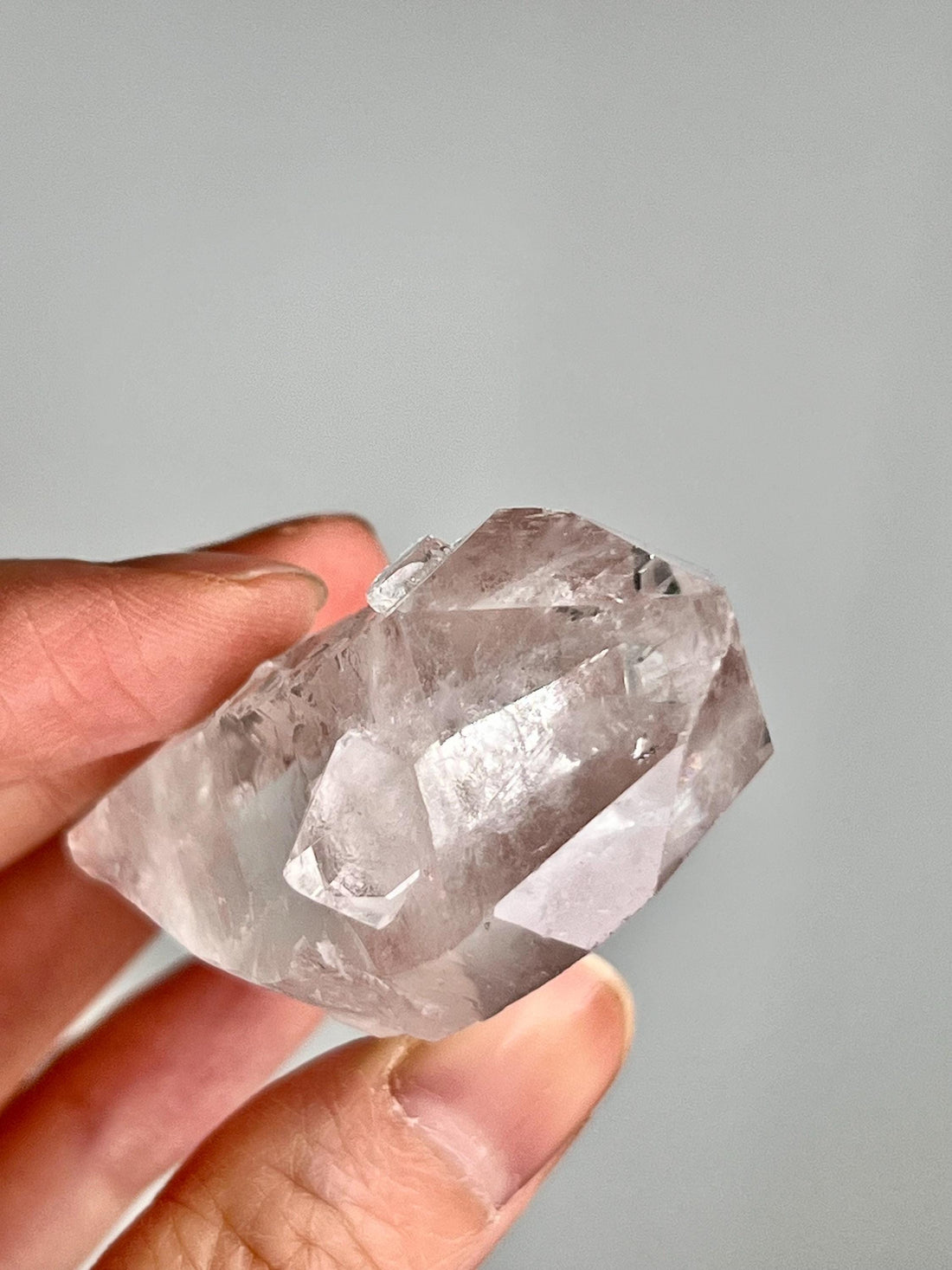Rare 100% Natural Double-Terminated Lemurian with Penetration -  from South Serra do Cabral Region, LPS08, 42g