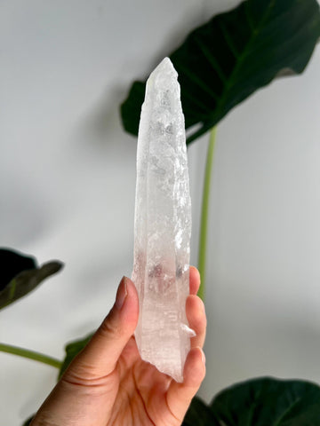 Grade AAA Singing Laser Cathedral Quartz with Inner Child Point from Batatal, Diamantina - High Vibration Healing Crystal, SLH29, 166g