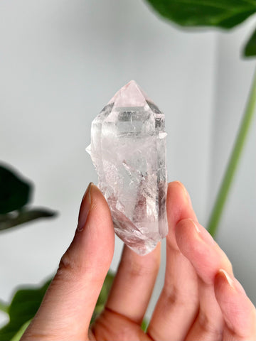 Rare 100% Natural Double-Terminated Lemurian with Penetration - from South Serra do Cabral Region, LPS08, 42g