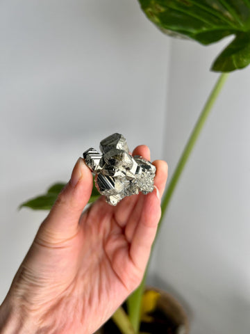 Grade A+ Natural Pyrite from Peru – Protection Stone, Solar Plexus, Wealth Manifestation PRP13, 58g