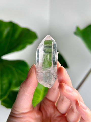 Rare Grade AA 100% Natural Double-Terminated Lemurian with Penetration - from South Serra do Cabral Region, LPS19, 28g