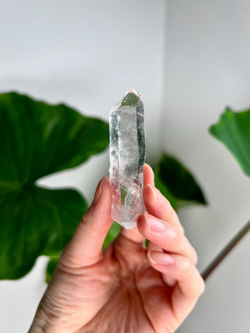 Grade AA 100% Natural Double-Terminated Lemurian - from South Serra do Cabral Region, LPS27, 28g