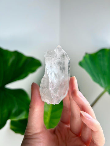 Rare 100% Natural Double-Terminated Lemurian, Unique Bridge formation - from South Serra do Cabral Region, LPS34, 64g