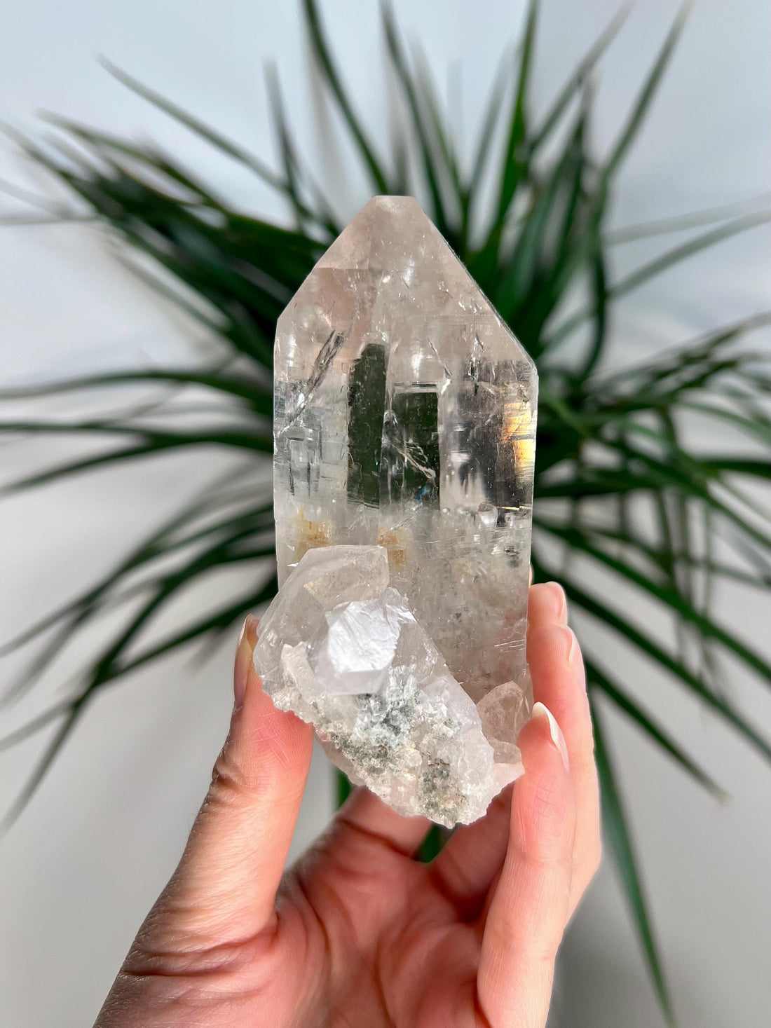 RARE Grade AA+ Lemurian Cathedral Quartz – Akashic Records, Manifestation, and Healing Energy, from Diamantina, Brazil LCC08, 332g