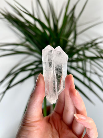 A+ 100% Natural Self-Healed Double-Terminated Twin Lemurian, Lemurian DT - from South Serra do Cabral Region, LPD14, 54g