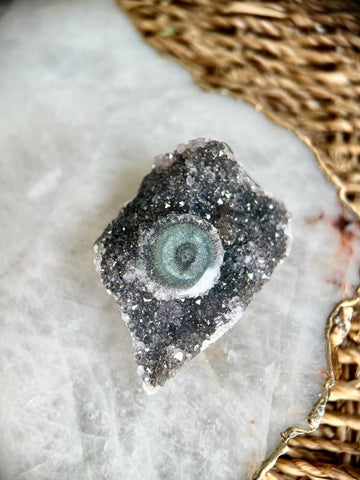 Grade A+ Natural Stalactite Druzy Crystal– Heart, Root, and Third Eye Chakra Healing, US50, 67g