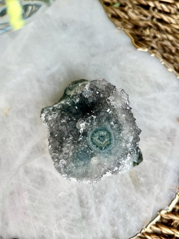 Grade A Natural Stalactite Druzy Crystal– Heart, Root, and Third Eye Chakra Healing, US54, 109g