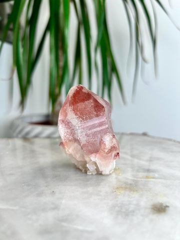 Grade AAA 100% Natural Pink Lemurian Quartz Point–Heart-Activating Love,Wisdom & Divine Connection,from Diamantina - PL10, 89g