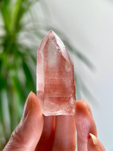 Grade AAA 100% Natural Pink Lemurian Quartz Point–Heart-Activating Love, Wisdom & Divine Connection,from Diamantina - PL14, 27g