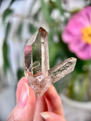 Grade AA+ Natural Etched Smoky Quartz Cluster from Bahia, Brazil SCC24, 28g