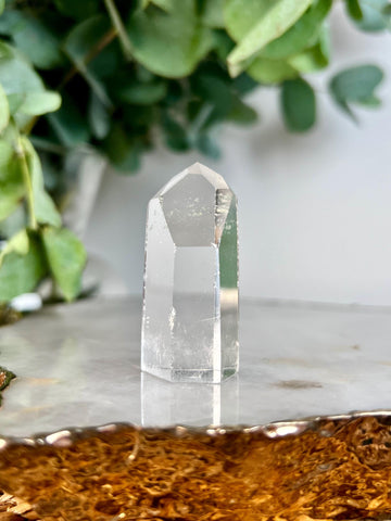 Grade AA+ Clear Quartz Tower with Chlorite from Brazil,Ethically Sourced for Flood Relief | Minor Polish Imperfections 09-32g