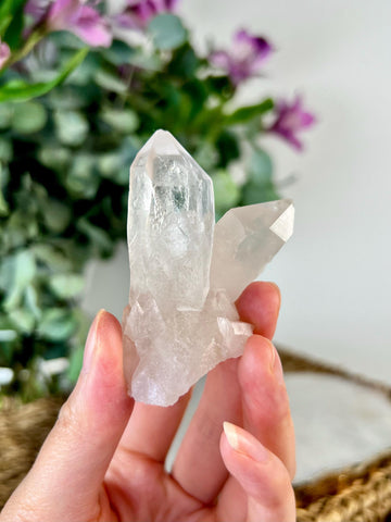 Grade A Natural Clear Quartz Cluster from Diamantina, 83g, CC20