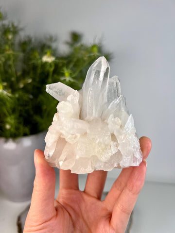 Grade A Natural Self-Healed Quartz Cluster from Diamantina, Brazil | QL06, 208g