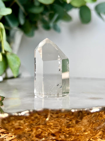 Grade AA+ Clear Quartz Tower with Phatom from Brazil,Ethically Sourced for Flood Relief | Minor Polish Imperfections 11-33g