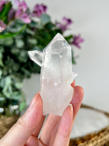 Grade A Natural Clear Quartz Cluster from Diamantina, 83g, CC15