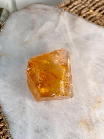 Grade AAA Golden Healer Rose Quartz Freeform - A Celestial Beacon of Love and Healing, GRC95, 112g