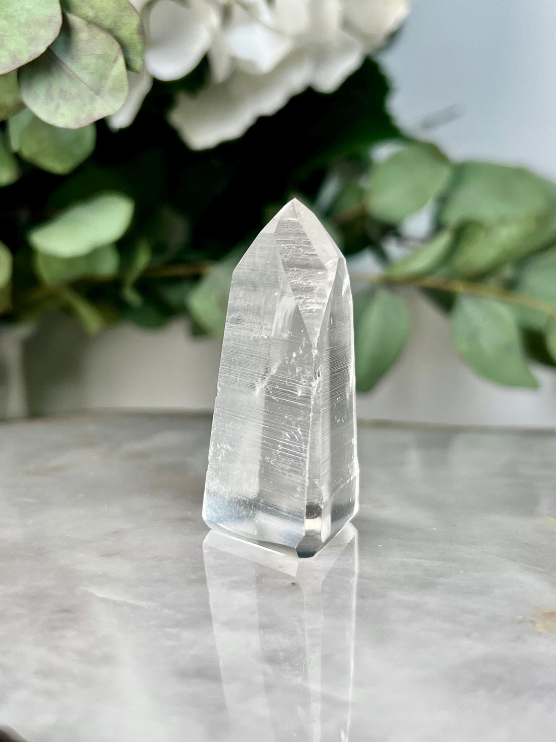 Grade AA Blue Needle Lemurian Tower- Semi-polished, Top Quality, from Sento Se Bahia BLT05, 49g