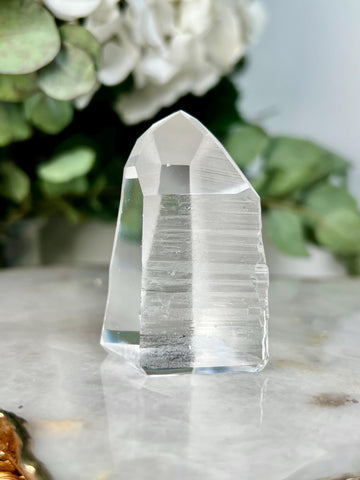 Grade AAA Blue Needle Lemurian Tower - Semi-polished, Top Quality, from Sento Se Bahia LTC76, 88g