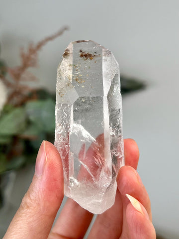 Grade A+ Starbrary Quartz with Chlorite – Unique Glyphs,Record Keepers, Galactic Wisdom, from Tomás Gonzaga,Minas Gerais,Brazil RQG49, 88g