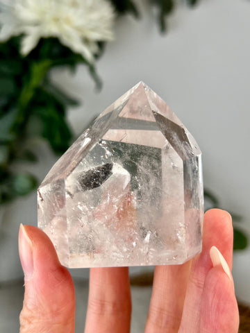 Grade A+ Natural Manifestation (Penetration) Quartz Tower with Iron | Corinto Minas Gerais Brazil | Energetically Activated MC03, 166g