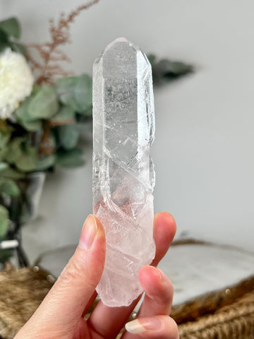 Grade A+ Crater Starbrary Quartz – Unique Glyphs, Record Keepers, and Galactic Wisdom, from Tomás Gonzaga, Minas Gerais, Brazil RQG64, 98g