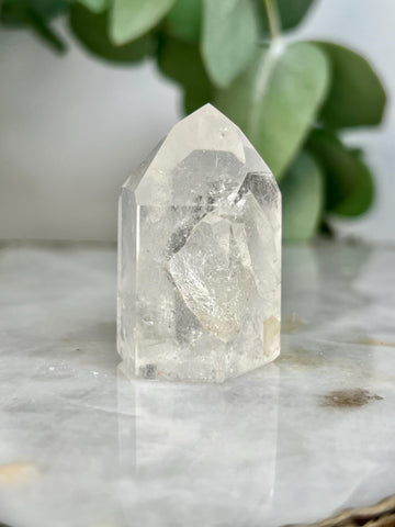 Grade A Natural Manifestation (Penetration) Quartz Tower with Iron | Corinto Minas Gerais Brazil | Energetically Activated MC15, 50g