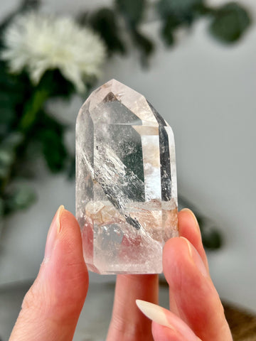 Grade A+ Natural Manifestation (Penetration) Quartz Tower with Iron | Corinto Minas Gerais Brazil | Energetically Activated MC07, 61g