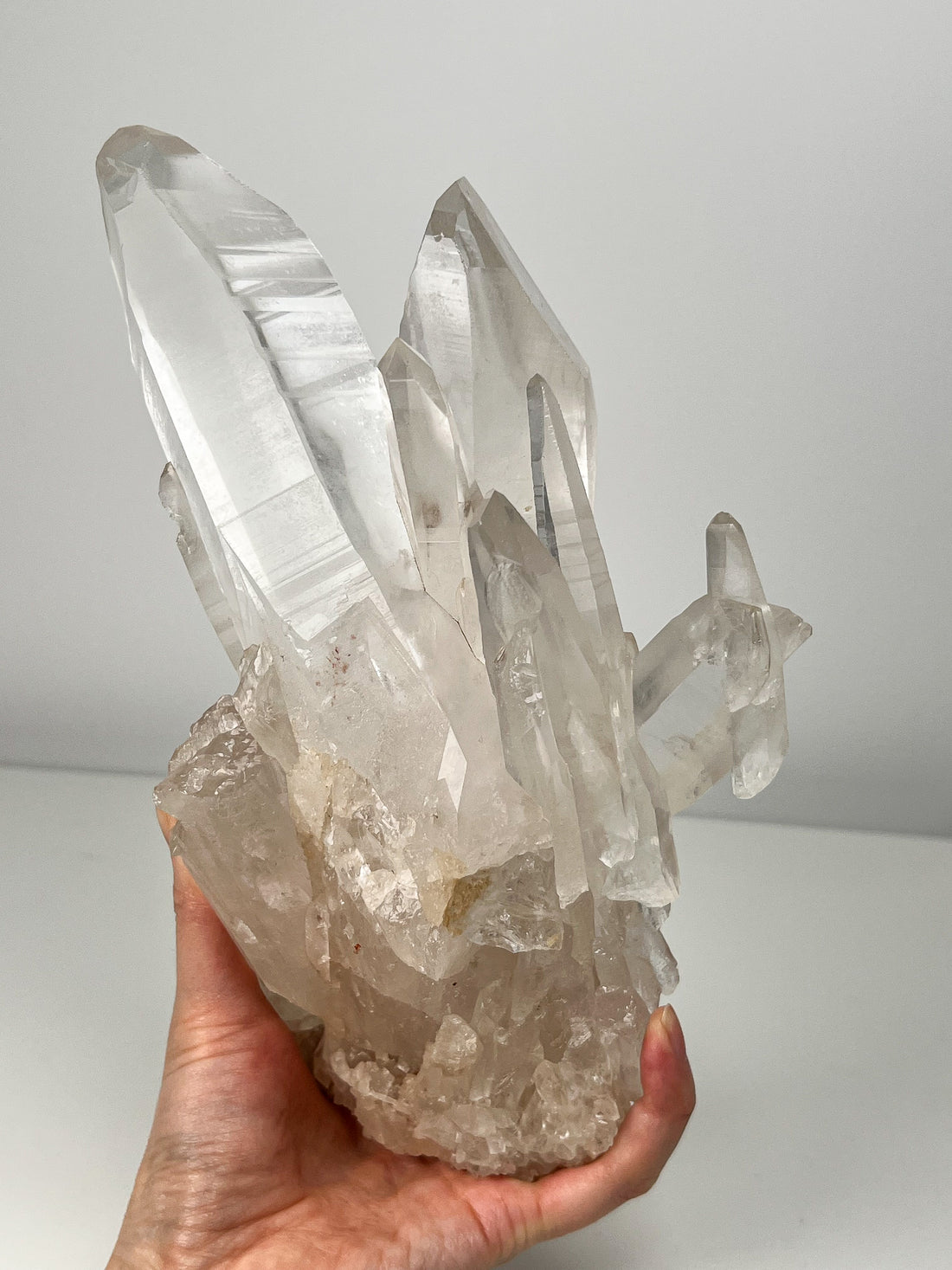 Blue Needle Lemurian Quartz Cluster Bridge Formation | Raw Collector Crystal from Diamantina Brazil | 2.168kg