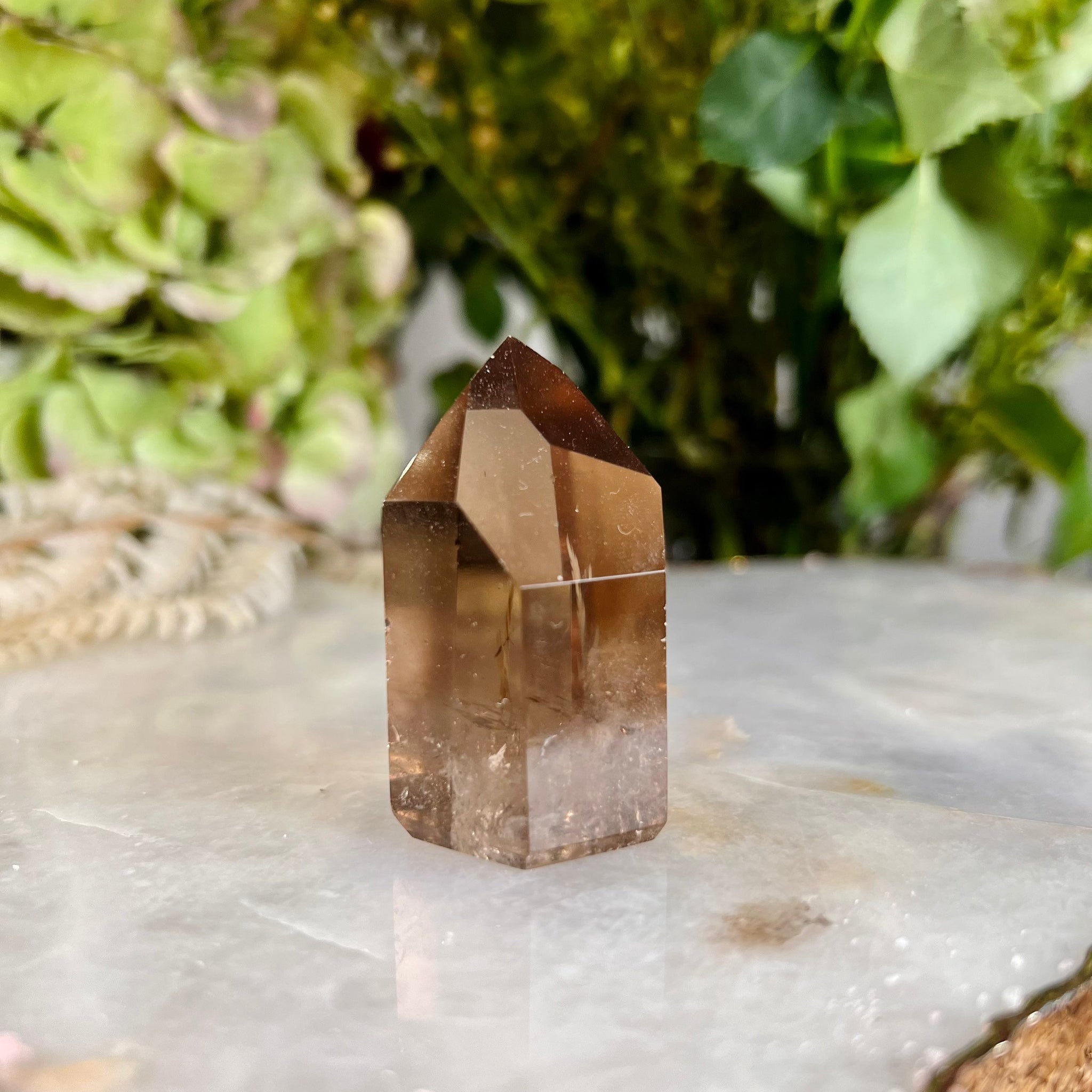 Grade AAA 100% Natural Smoky Citrine Tower, November Birthstone, The Merchant’s Stone, Transmutes Negative Energy,Success Manifestation 61g