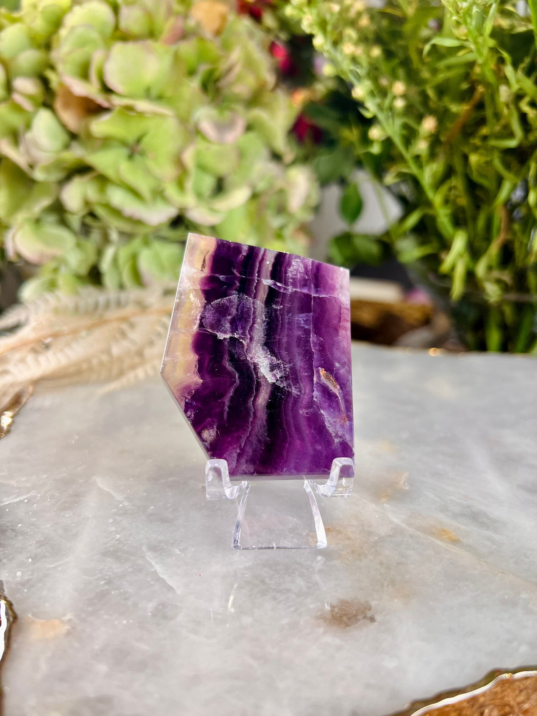 Grade AAA Natural Rainbow Fluorite Freeform, Deep Calming, Mind Clarity and Focus, Reiki Chakra Healing 58g