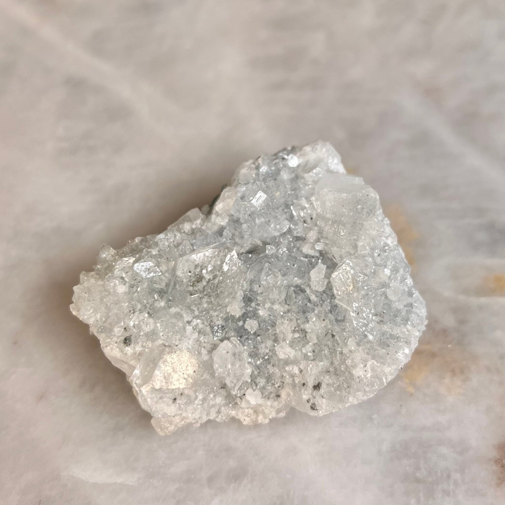 77g Grade AA Natural Apophyllite Crystal Specimen from India, Crystal Healing Home Decor