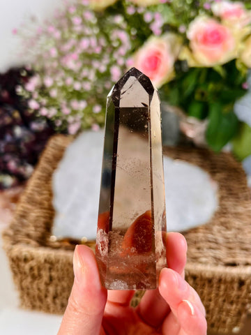 Grade AAA 100% Natural Smoky Citrine Tower, November Birthstone,The Merchant’s Stone, Personal Empowerment 92g (Please read Description)