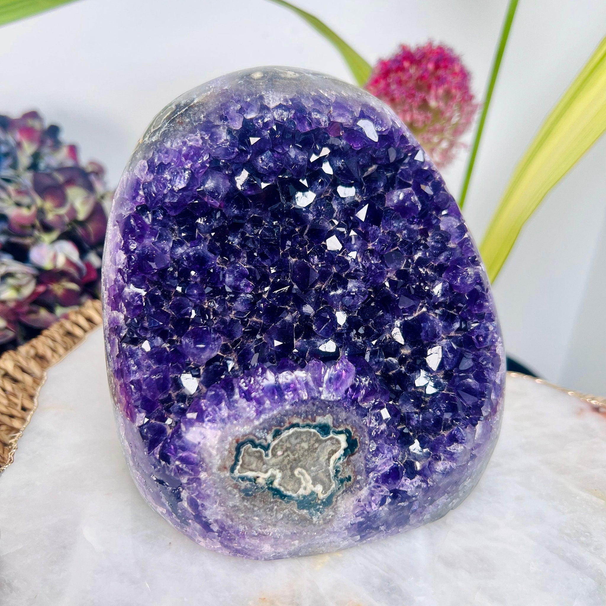 Grade AAA Uruguayan Amethyst Geode, Home Protection, Energy Balance 2kg