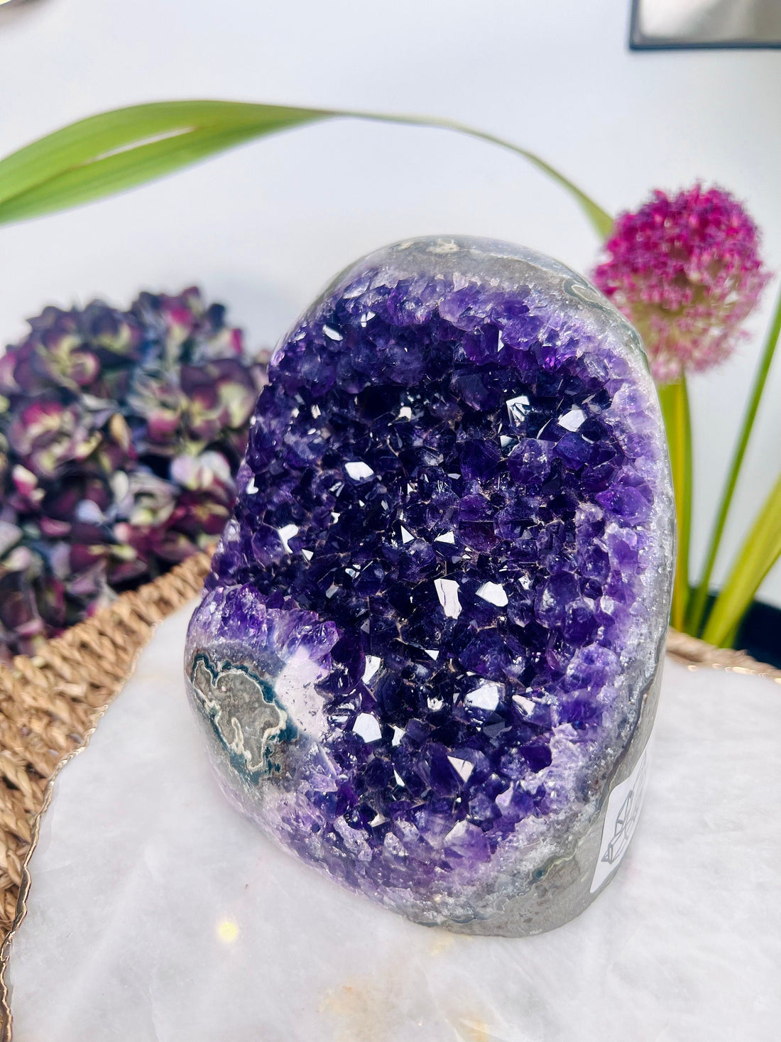 Grade AAA Uruguayan Amethyst Geode, Home Protection, Energy Balance 2kg