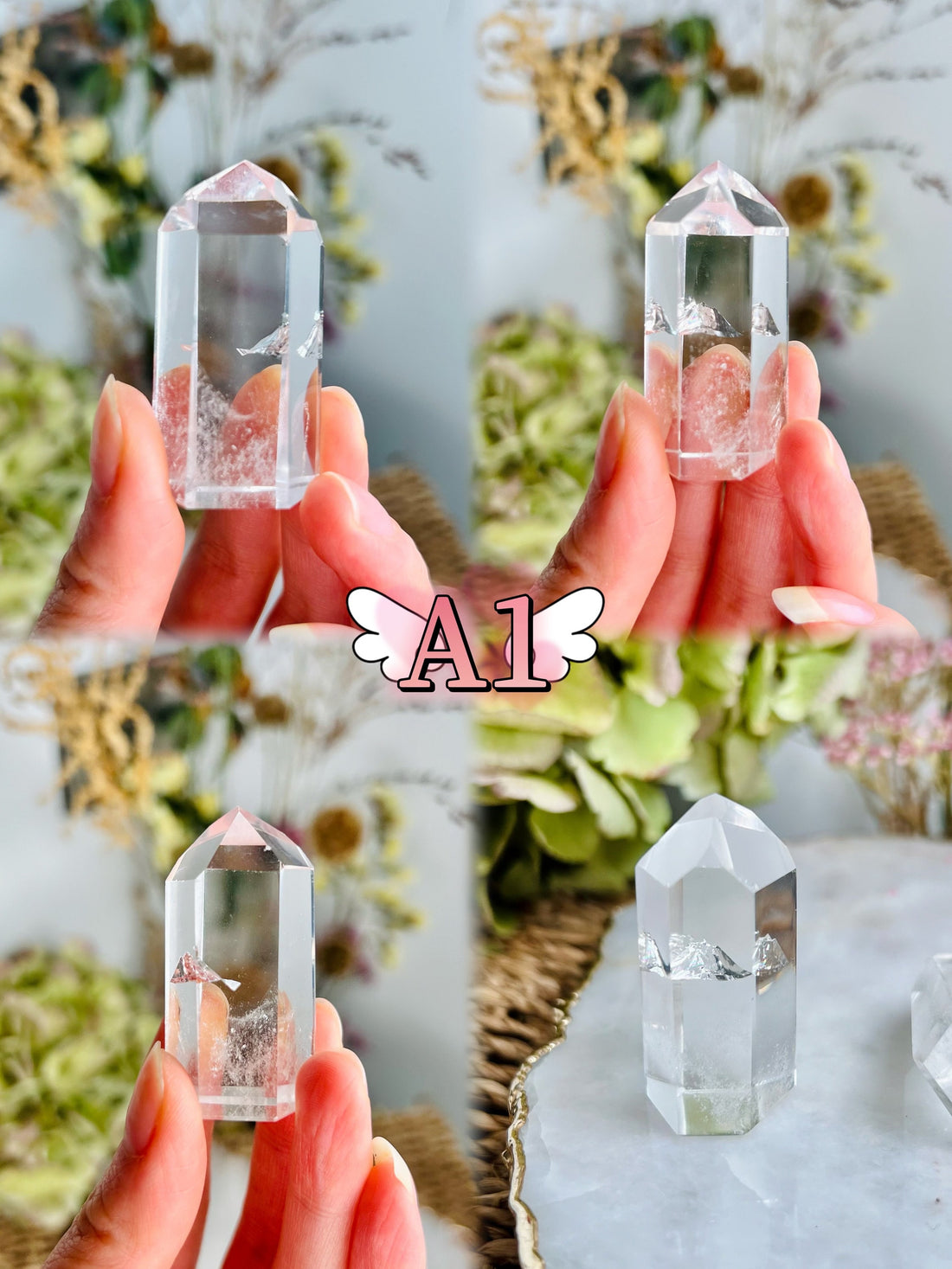 Grade AAA Natural Quartz Towers , Clear Quartz Point, Master Healing Crystal Home Decor, Perfect for Energy Grids
