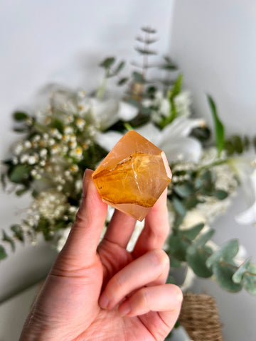 Grade AAA Golden Healer Rose Quartz Freeform with Star Light - A Celestial Beacon of Love and Healing, GRC37, 66g