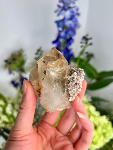 Grade AAA Natural Golden Citrine Cathedral Specimen with Mica- Super Extra Quality, CCH07, 107g