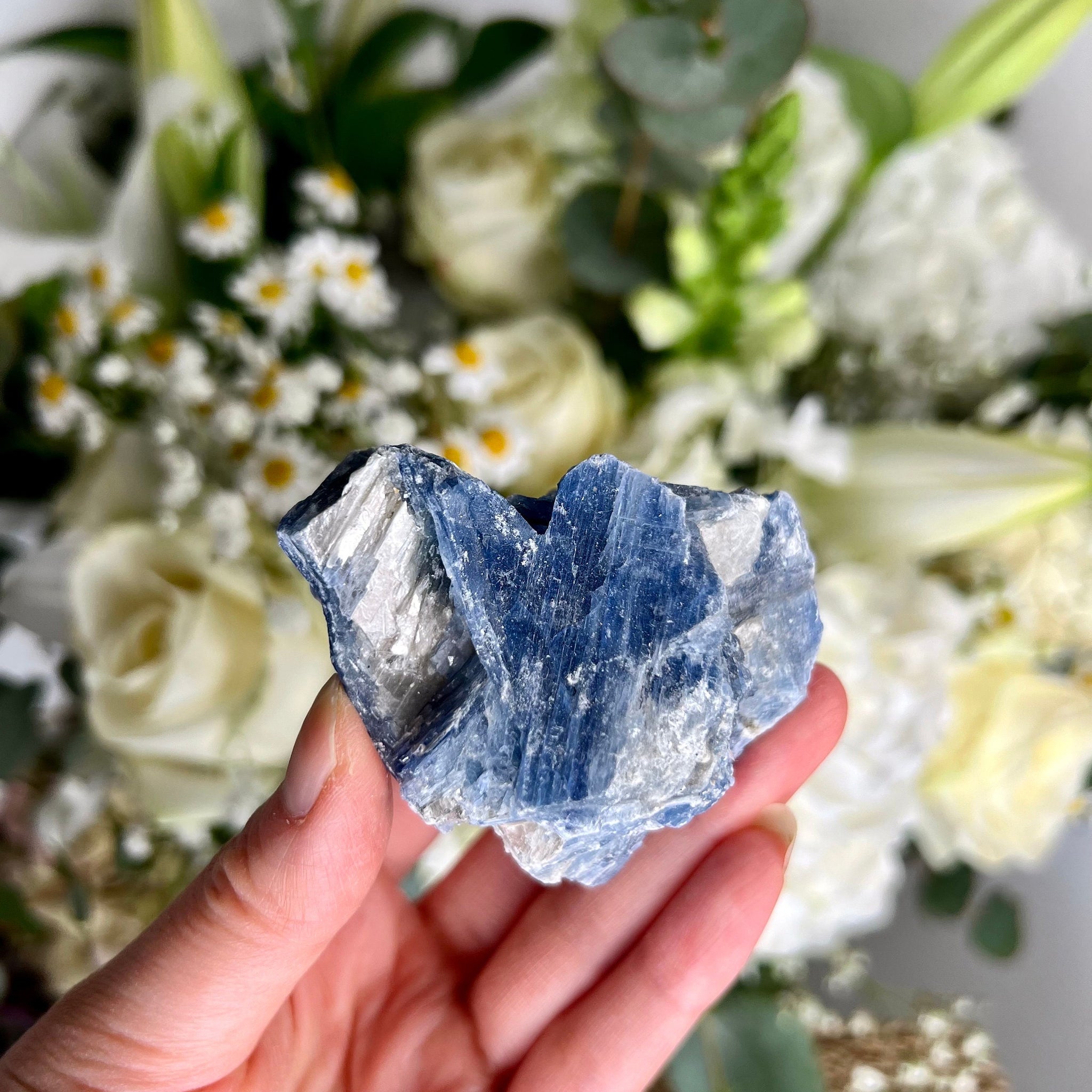 Grade AAA Natural Blue Kyanite,  Crystal Healing, Energy Protection, Calming BK08 126g