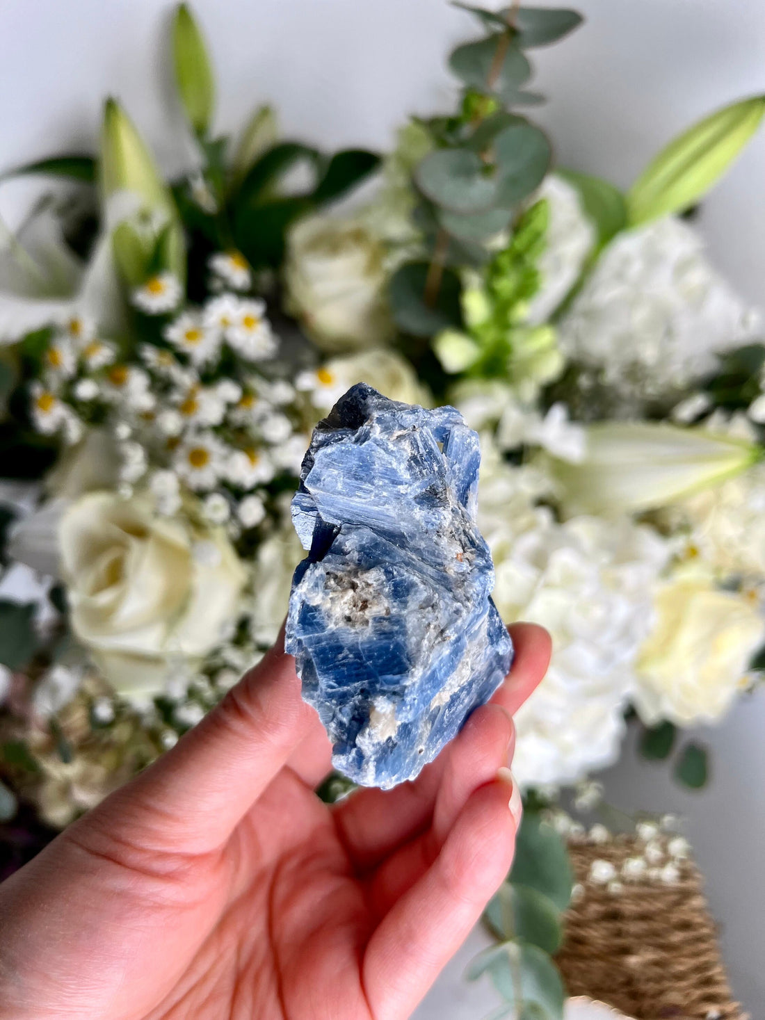 Grade AAA Natural Blue Kyanite,  Crystal Healing, Energy Protection, Calming BK08 126g
