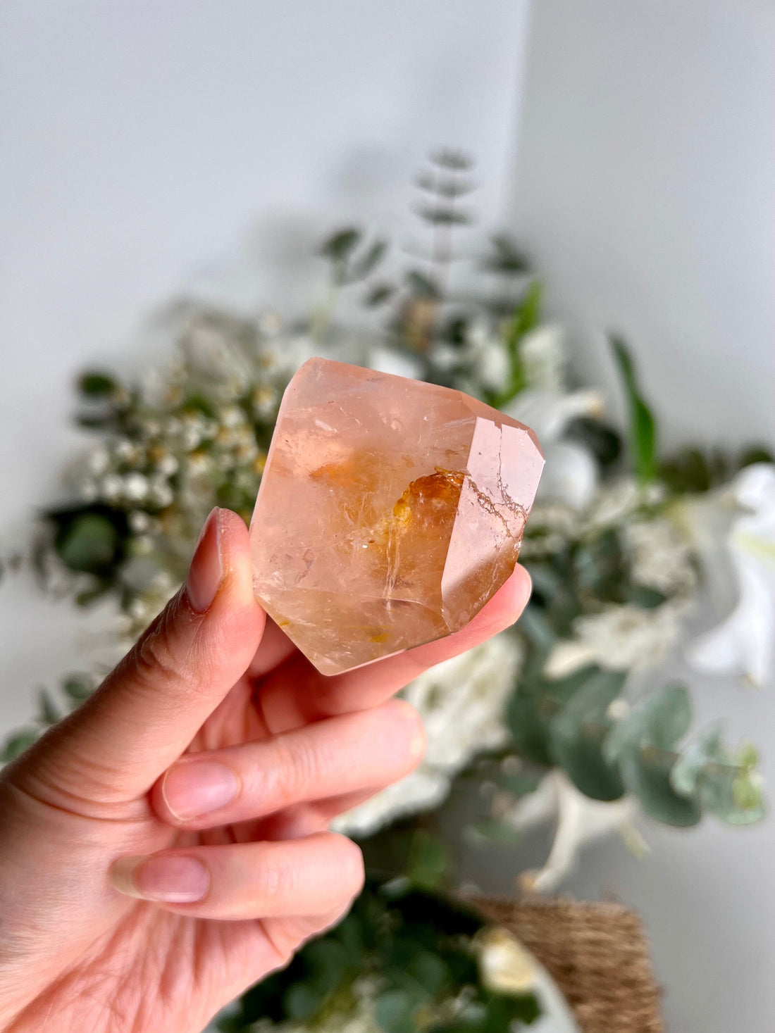 Grade AAA Golden Healer Rose Quartz Freeform with Star Light - A Celestial Beacon of Love and Healing, GRC36, 75g